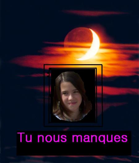Amandine tu nous manques